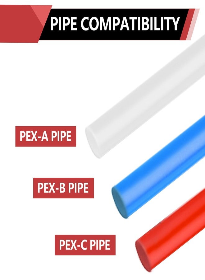EFIELD (Pack of 5) EFIELD Pex 3/4" Pex x 1/2" Female NPT Swivel Adapter Barb Crimp Brass Fittings, ASTM F1807 (5),(PEX1807379-5PCS) - Image 2